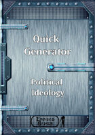 Quick Generator - Political Ideology