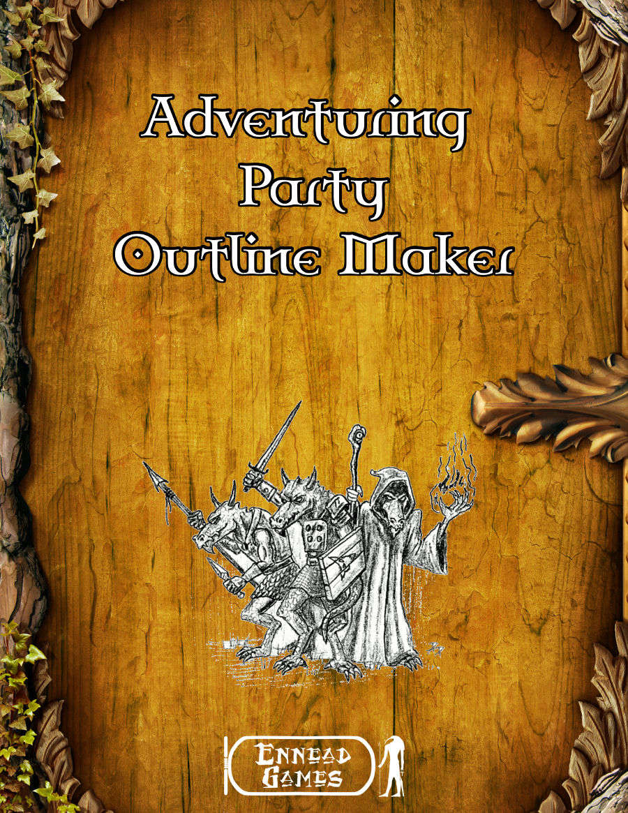 Adventuring Party Outline Maker - Ennead Games | Generators | DriveThruRPG