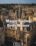 Magic Ruling Body Namer