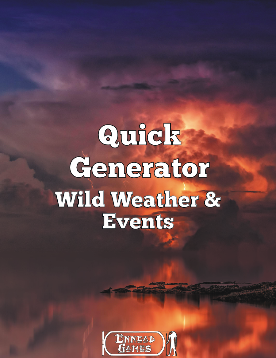 Quick Generator - Wild Weather and Events - Ennead Games | Quick Gens ...