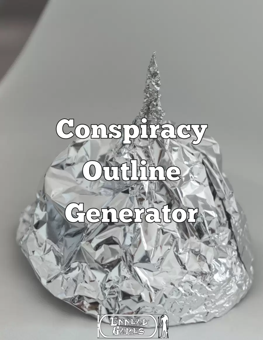 Cover of Conspiracy Outline Generator