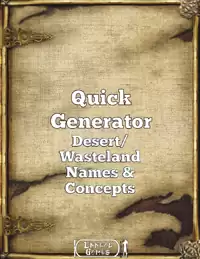 Quick Generator Forest Names & Concepts - Ennead Games | Quick Gens ...
