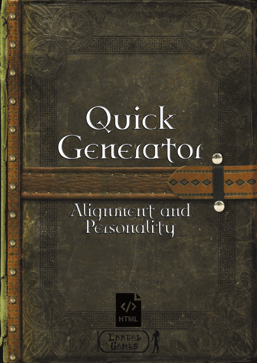 QG - Alignment & Personality [html-gen] - Ennead Games | HTML Gens ...