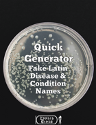 QG - Fake Latin Disease & Condition Names