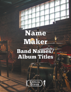 Name Maker - Band Names & Album Titles