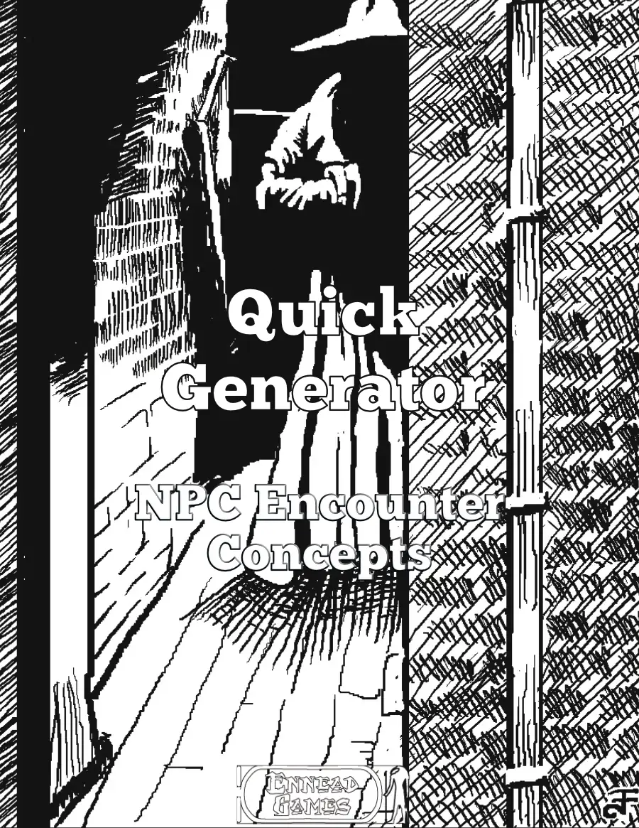 Quick Generator NPC Encounter Concepts 1