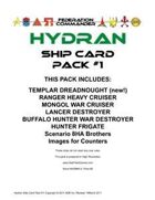 Federation Commander: Hydran Ship Card Pack #1