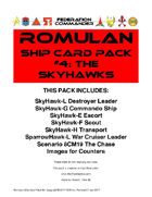 Federation Commander: Romulan Ship Card Pack #4