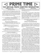PD One: Prime Time Newsletter #1-#6