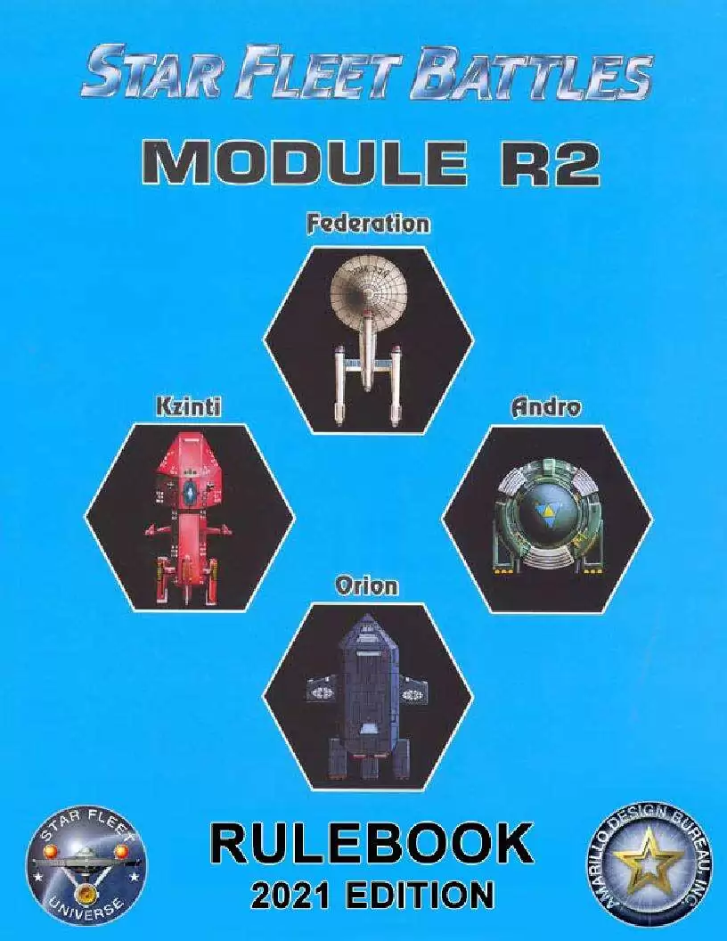 Star Fleet Battles: Module R2 Rulebook 2021 - Amarillo