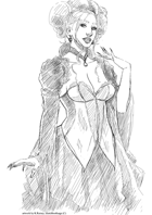 Lady Aristocrat Vampire RPG Stock Art