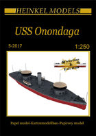 1/250 USS Onondaga Paper Model