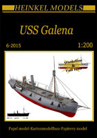 1/200 USS Galena- Paper Model