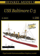 1/200 USS Baltimore C-3 - Paper Model