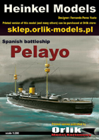 1:200  Spanish Battleship Pelayo papermodel