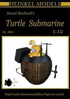1/12 David Bushnell's Turtle Submarine Paper Model