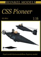 1/16 CSS Pioneer Submarine Paper Model