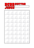 REDD Judge Sector sheet blank