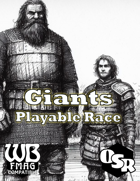 Giants: Playable Race