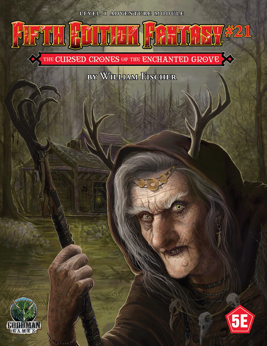 Cover of The Cursed Crones of the Enchanted Grove