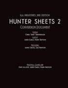SLA Industries 2nd Edition: Hunter Sheets Issue 2 Conversion