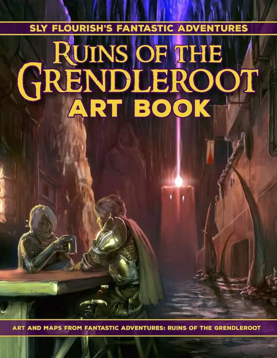 Fantastic Adventures: Ruins of the Grendleroot Art Book and Map