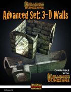 Darkfast Dungeons: Advanced Set_3D Walls