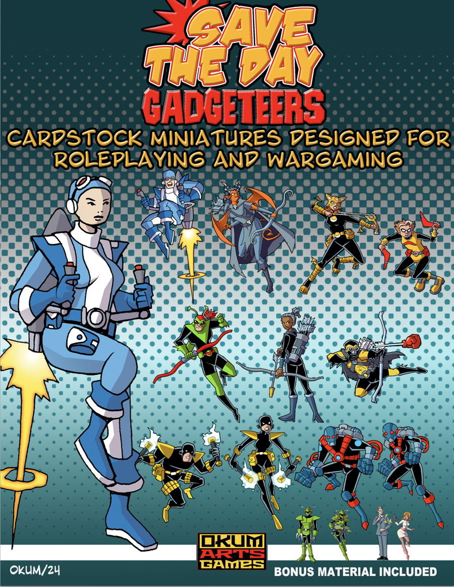 Save The Day: Gadgeteers - Okumarts Games | Save the Day | DriveThruRPG