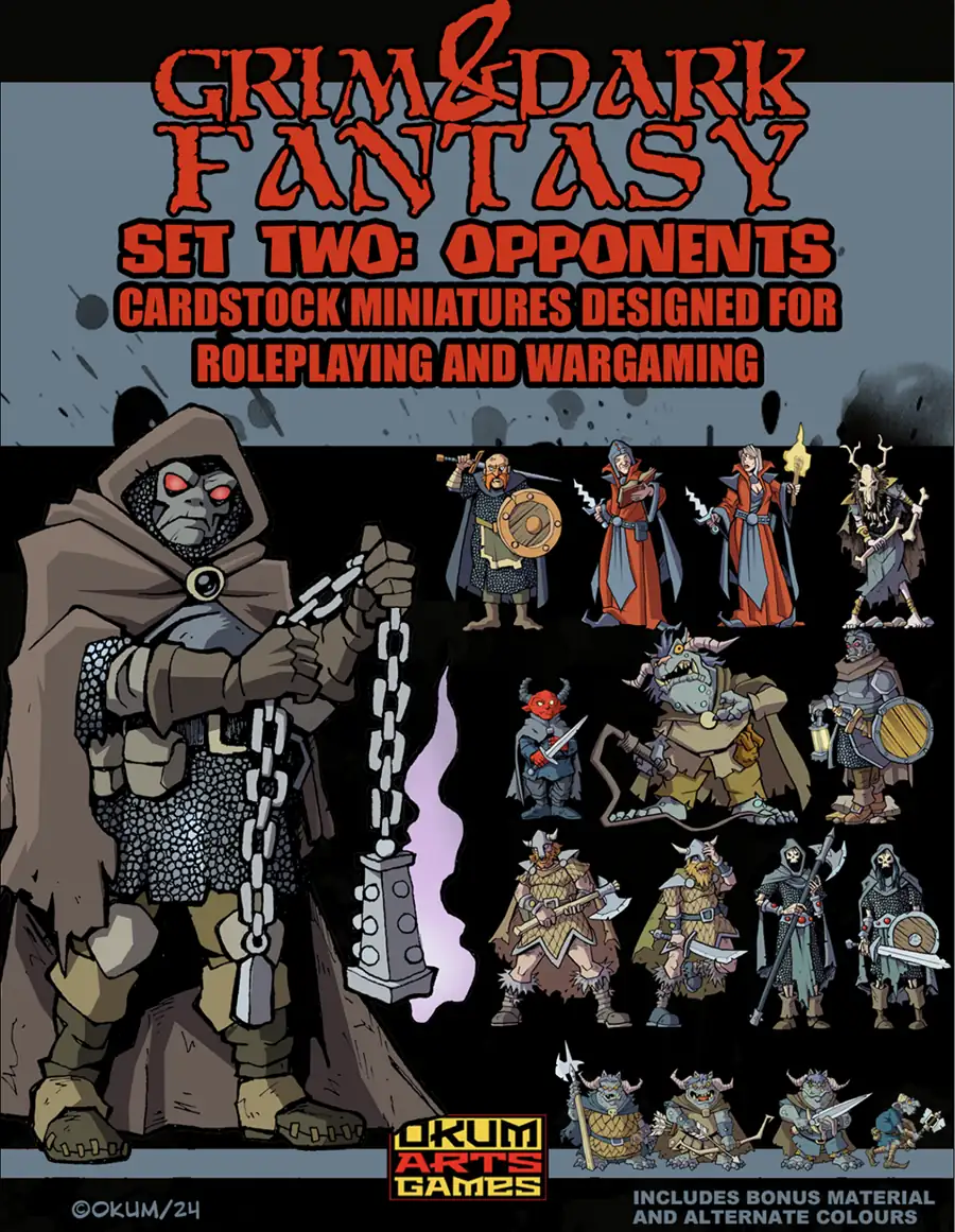 Grim and Dark Fantasy Set Two: Opponents - Okumarts Games | Grimdark ...