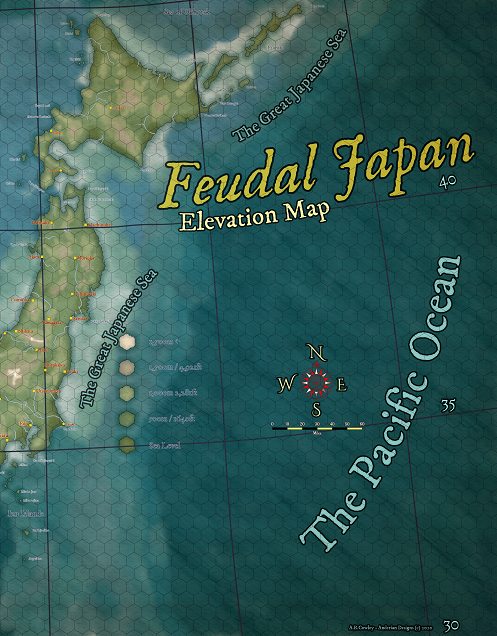 Land of the Rising Sun - Map Pack - Brittannia Game Designs Ltd ...