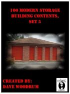 100 Modern Storage Building Contents, Set 5