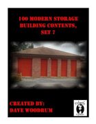 100 Modern Storage Building Contents, Set 7