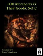 100 Merchants & Their Goods, Set 2