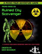 Micro Maze 03: Ruined City Scavenger (Solo Game)