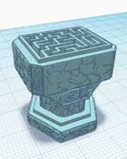 Maze Game Pedestal (STL 3D Print File)