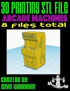 Arcade Machines (3D Printing STL Files)