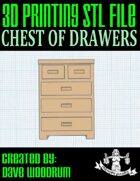 Chest Of Drawers (3d Print File)