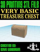 Very Basic Treasure Chest (3d Print File)