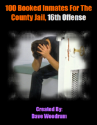 100 Booked Inmates For The County Jail, 16th Offense