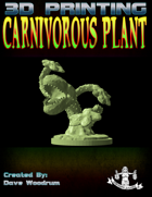 Carnivorous Plant (3D Print: STL)