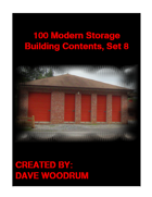 100 Modern Storage Building Contents, Set 8