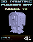 Charger Bot Model T2 (3D Print: STL)