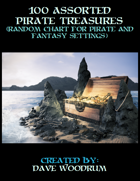 100 Assorted Pirate Treasures