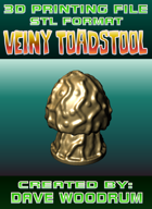 3D Print File: Veiny Toadstool