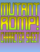 Mutant Romp! Character Sheet