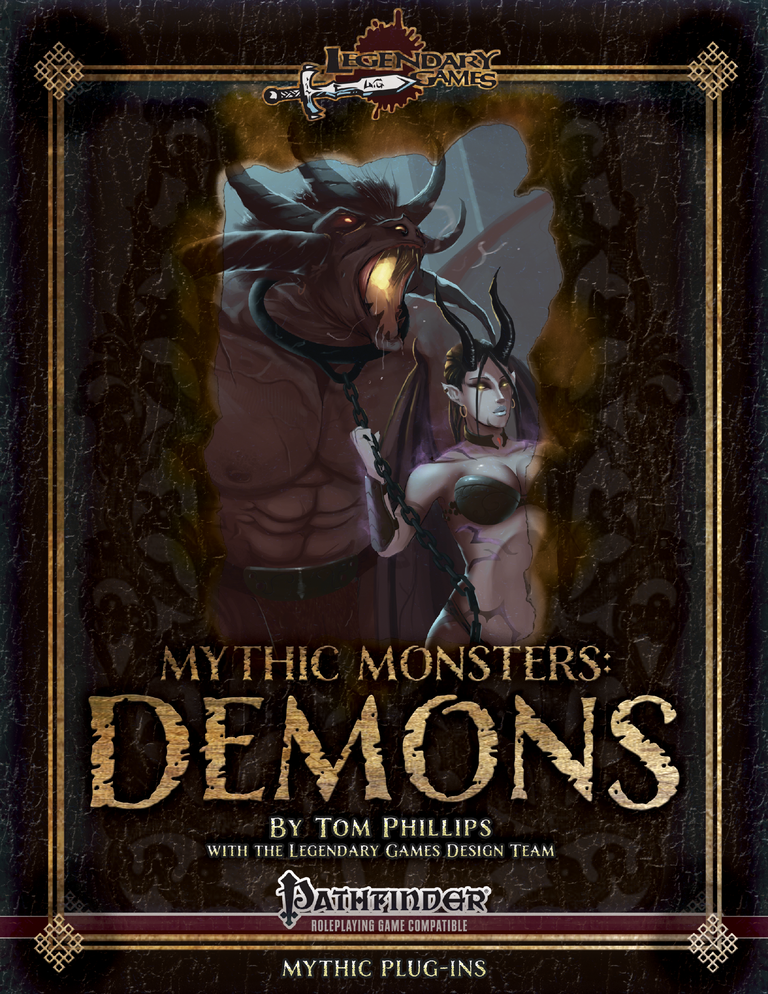 Mythic Monsters. Mythic Fantasy role-playing game. Legendary Demon.