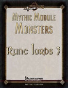 Mythic Module Monsters: Rune Lords 3