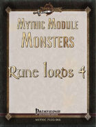 Mythic Module Monsters: Rune Lords 4