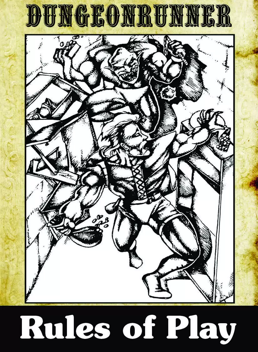 Dungeonrunner Solitaire Fantasy Card Game Rules - Powercell Games |  DriveThruCards