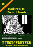 Dungeonrunner D1: Book of Beasts